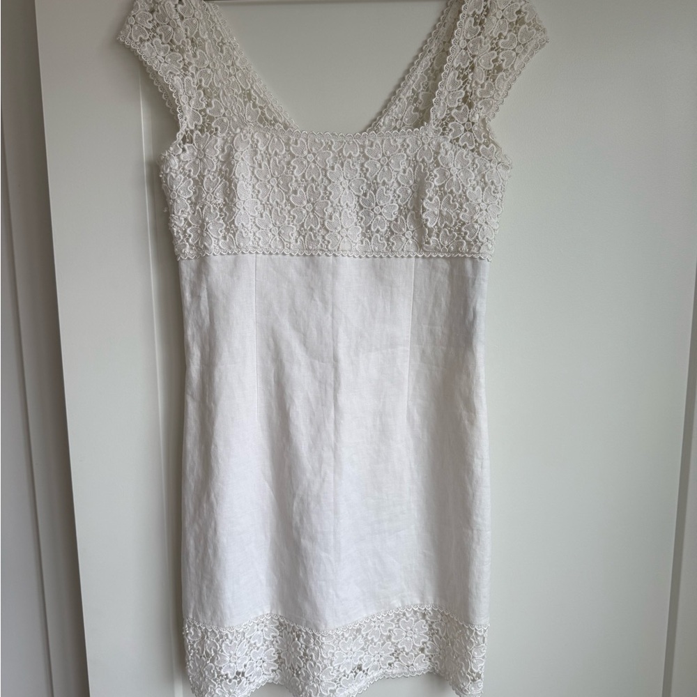 Laundry by Shelli Segal white Dress size 6 - Picture 3 of 14